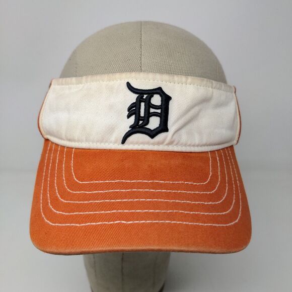 Forty Seven Brand Mens Sun Visor Strapback Cap Embroidered D Logo Orange OS - Picture 2 of 12